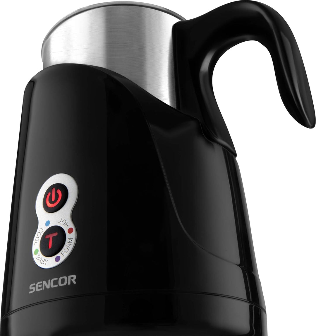 Milchaufschäumer und Heizgerät, 650 W, Schwarz