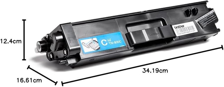 Brother Original Super-Jumbo-Tonerkassette TN-900C cyan (für Brother HL-L9200CDWT, HL-L9300CDWTT, MF