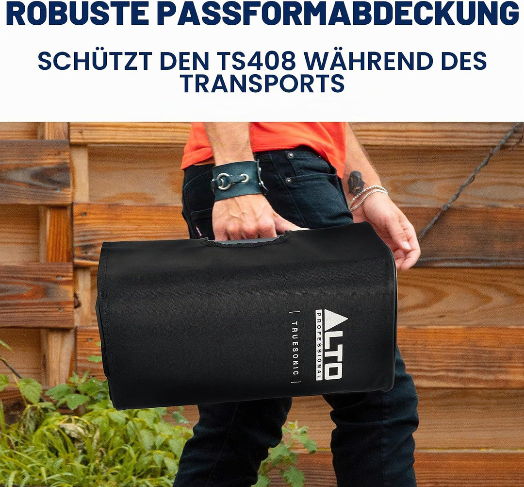 Alto Professional TS408 Cover – Langlebige Schutzhülle für TS408 aktiven PA-Lautsprecher, TS408