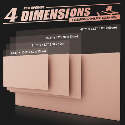 Knodel Tischunterlage, Schreibtischunterlage, 120 x 60cm PVC Tischunterlage, Laptop Tischunterlage,