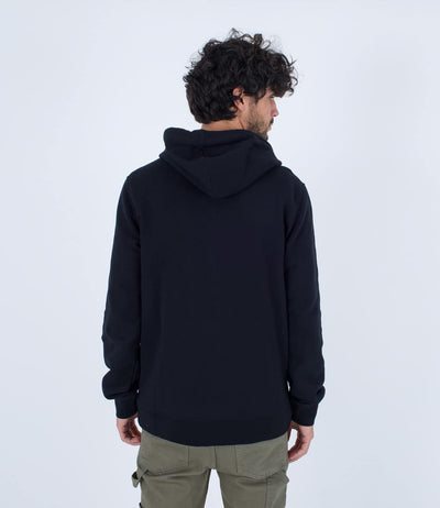 Hurley Herren Box Zip Fleece Sweatshirt S Schwarz, S Schwarz
