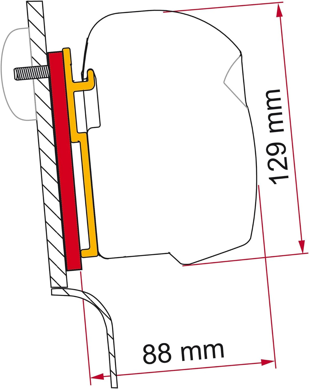 Fiamma F45 S – F45 L – ZIP Kit Adapter Westfalia (High Roof)