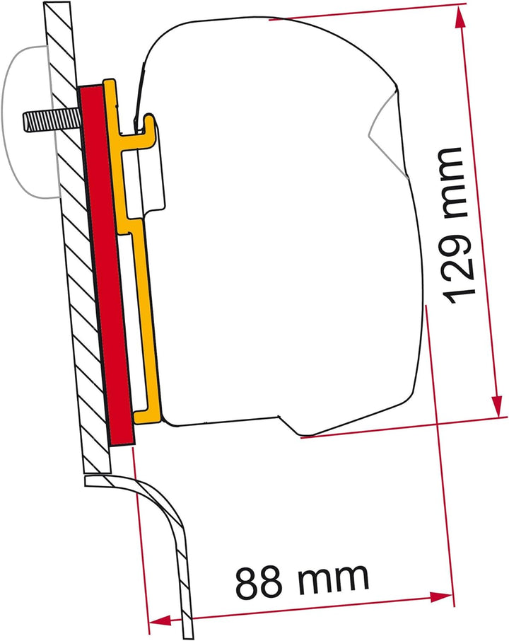 Fiamma F45 S – F45 L – ZIP Kit Adapter Westfalia (High Roof)