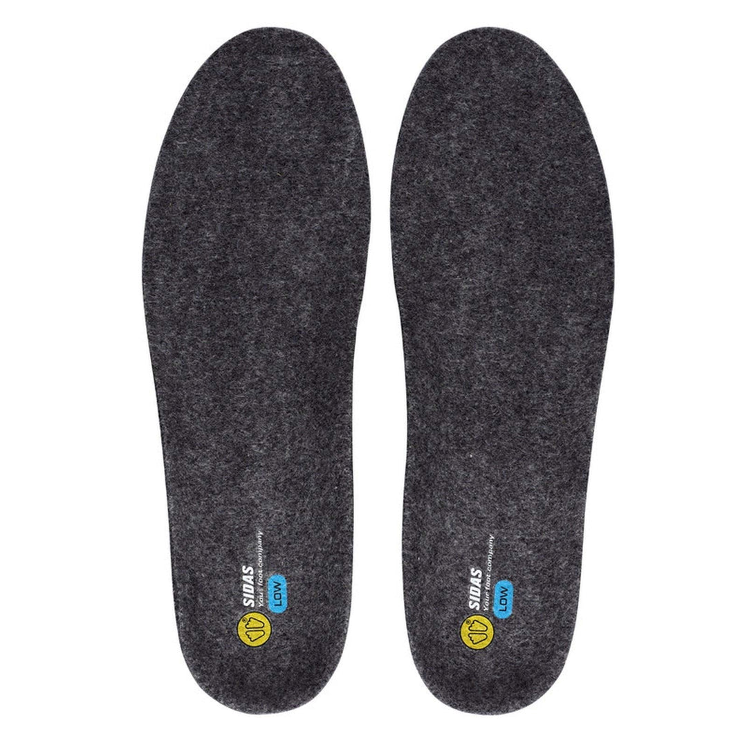 Sidas 3feet Merino Low Einlegesohlen Blau-Grau - Merino Anatomische warme Merino Einlegesohle, Gröss