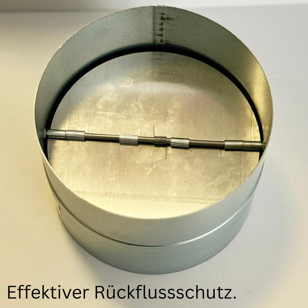 Home Melody Rückschlagklappe - Rückstauklappe für Dunstabzug, Trockner Entlüftung, Abluftventilator,