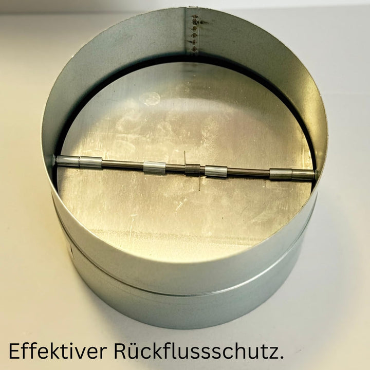 Home Melody Rückschlagklappe - Rückstauklappe für Dunstabzug, Trockner Entlüftung, Abluftventilator,