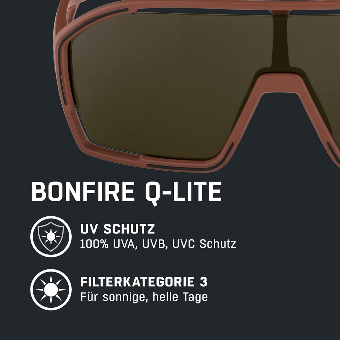 ALPINA ROCKET BOLD Q-LITE - Verspiegelte, Kontrastverstärkende & Beschlagfreie Sport- & Fahrradbrill