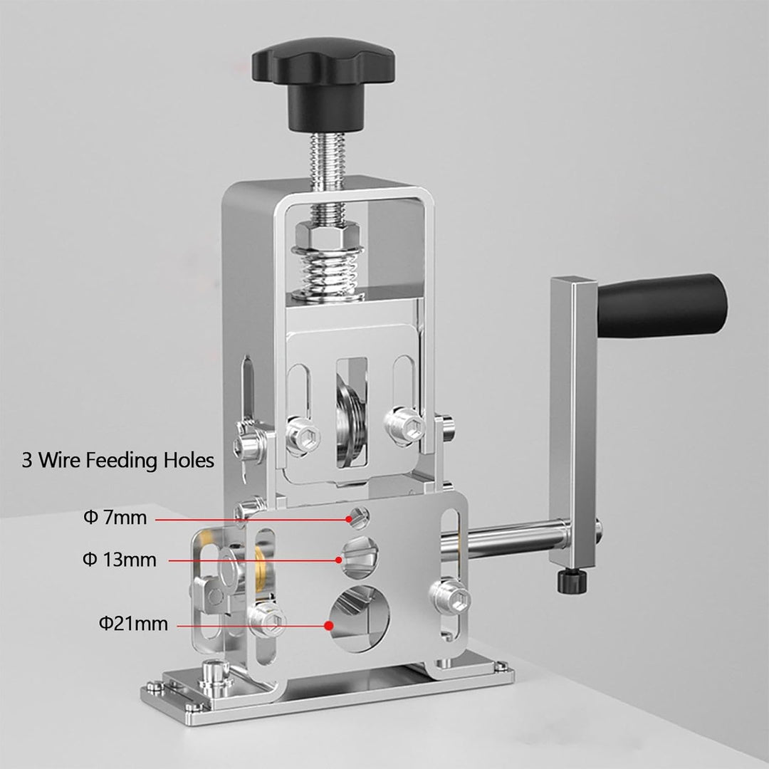 Firulab Portable Wire Stripper Machine, Electric & Manual Wire Stripping Machine, Copper Wire Stripp