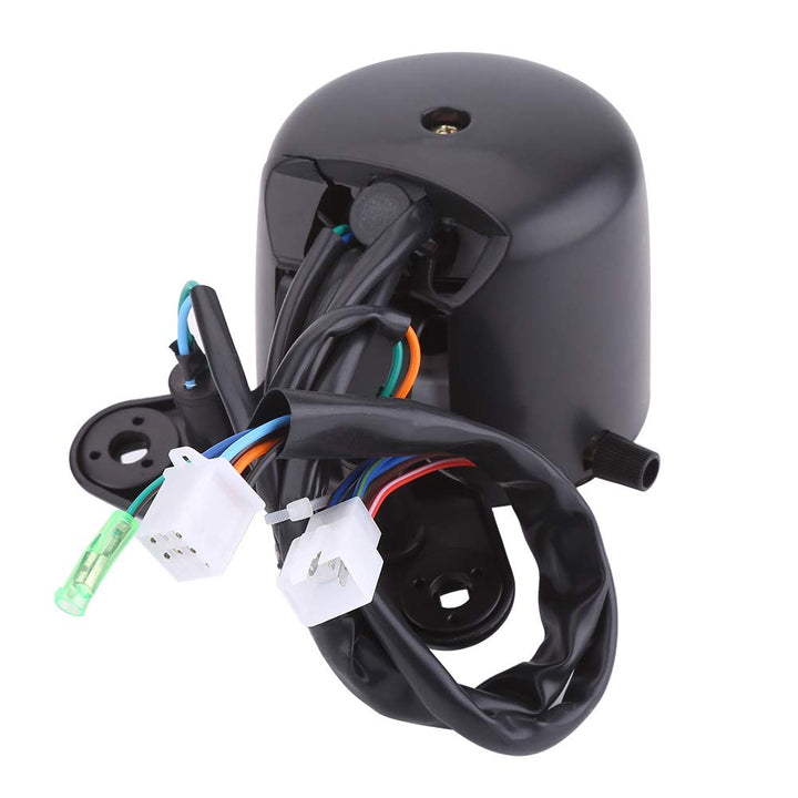 Motorrad Tachometer, Fydun Universal Dual Kilometerzähler 12V Gang LED Hintergrundbeleuchtung Digita