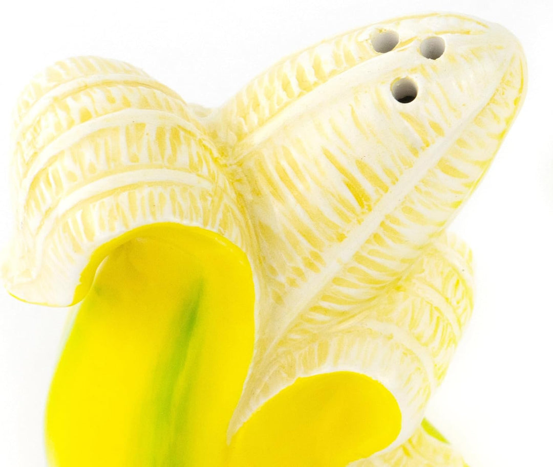 DONKEY Banana Romance Salt & Pepper, Salz- und Pfefferstreuer Set in Bananen-Form, 2 Stück