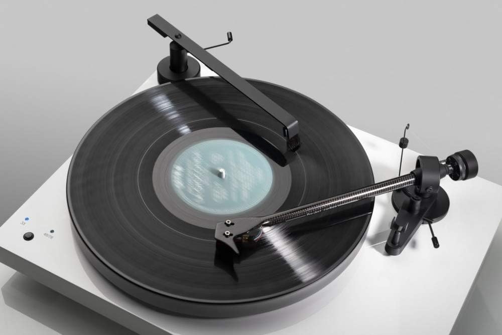 Pro-Ject Sweep It E Mitlaufbesen mit Naturhaarbürste (Silber), Silber