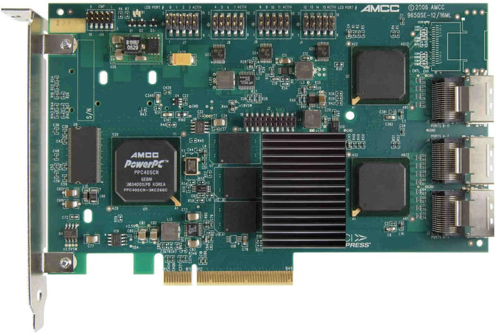 LSI LOGIC 3ware 9650SE-12ML SATA-Controller (SGL 12-Port, SATA II, 256MB DDR2-Speicher, 8X PCI Expre