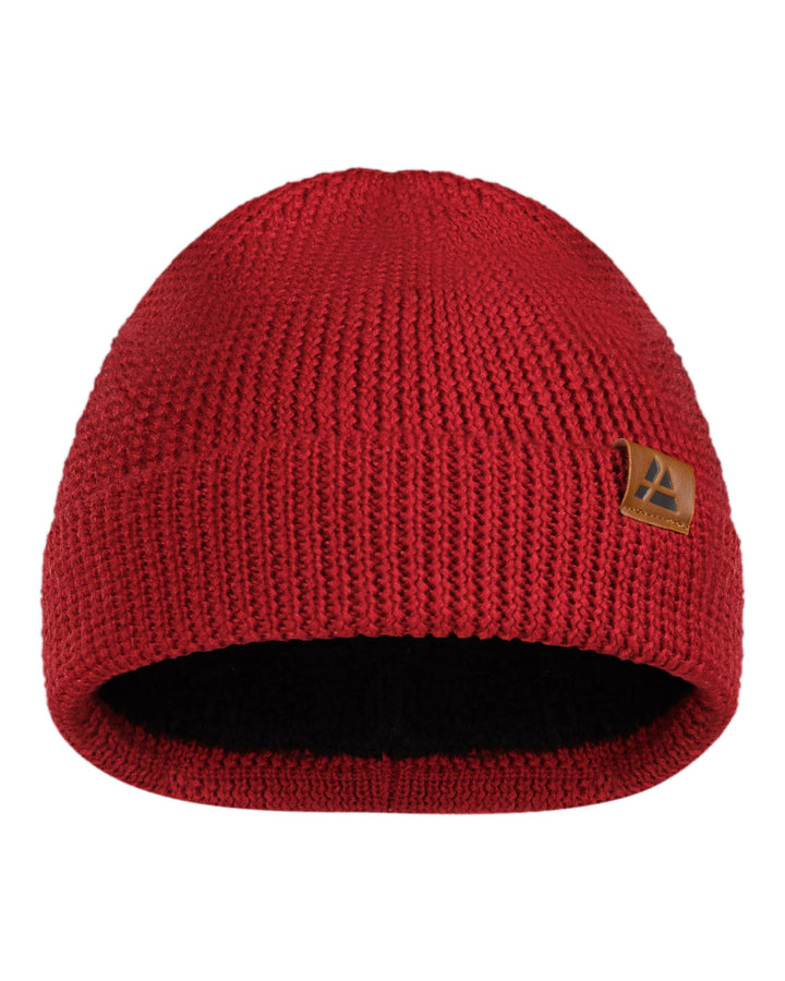 DANISH ENDURANCE Merino Wintermütze mit Fleece, Thermo Wollmütze, Fleece-Mütze, Strickmütze, Stretch
