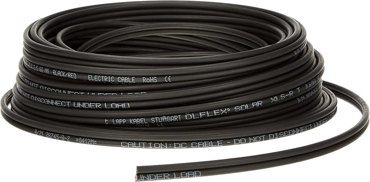 LappKabel Bund Lapp ÖLFLEX SOLAR XLS-R T BK/RD Solarkabel Zwillingsleitung 20m 2x2.5mm², 20m 2x2.5mm