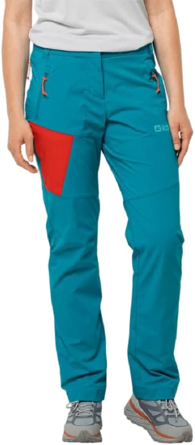 Jack Wolfskin Damen Wanderhose Glastal 34 Tile Blue, 34 Tile Blue