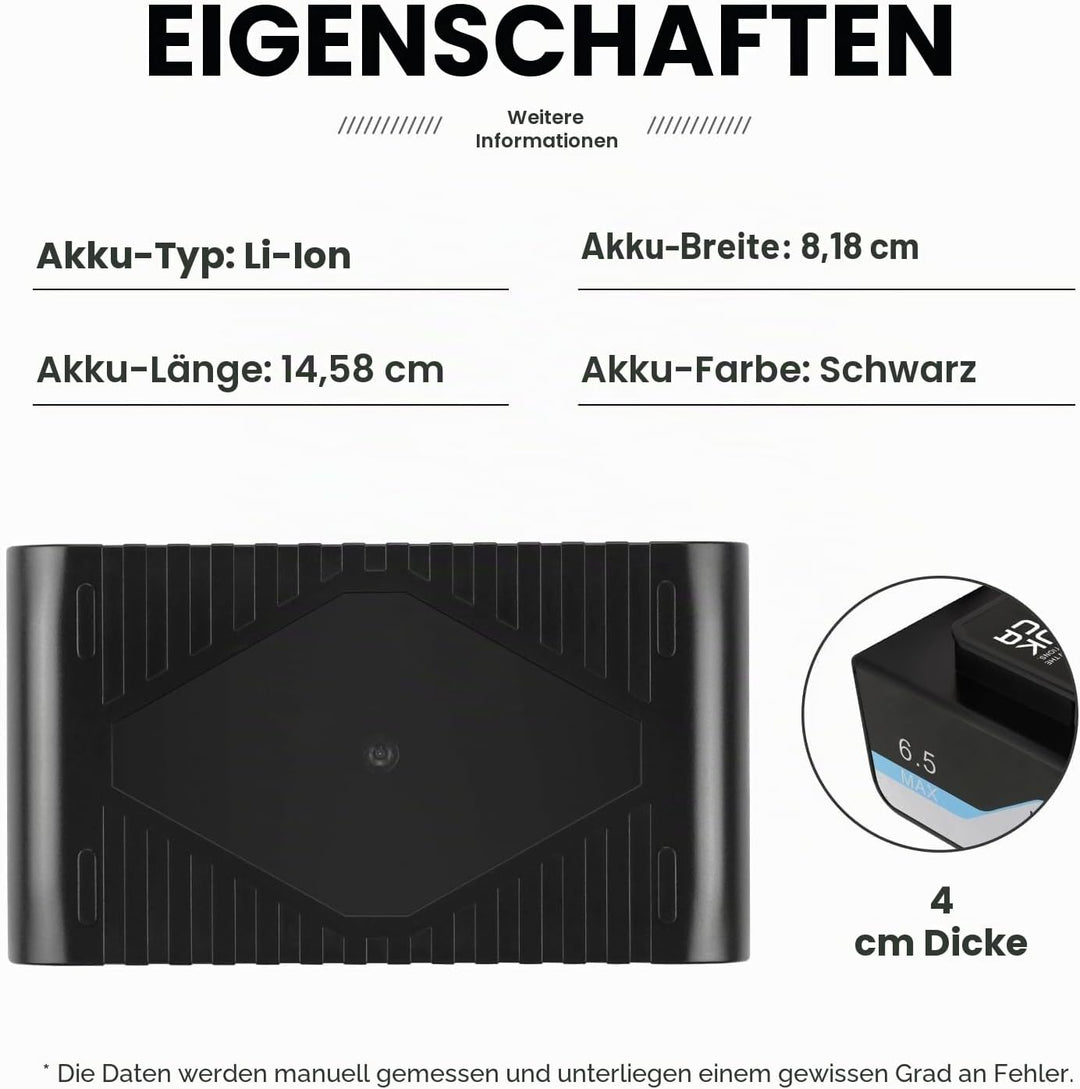 ANTIEE VCA-SBT90/XAA Akku Kompatibel mit Samsung Jet 75 Battery, Samsung Jet 75, 75+, 75 Pet Jet, 90