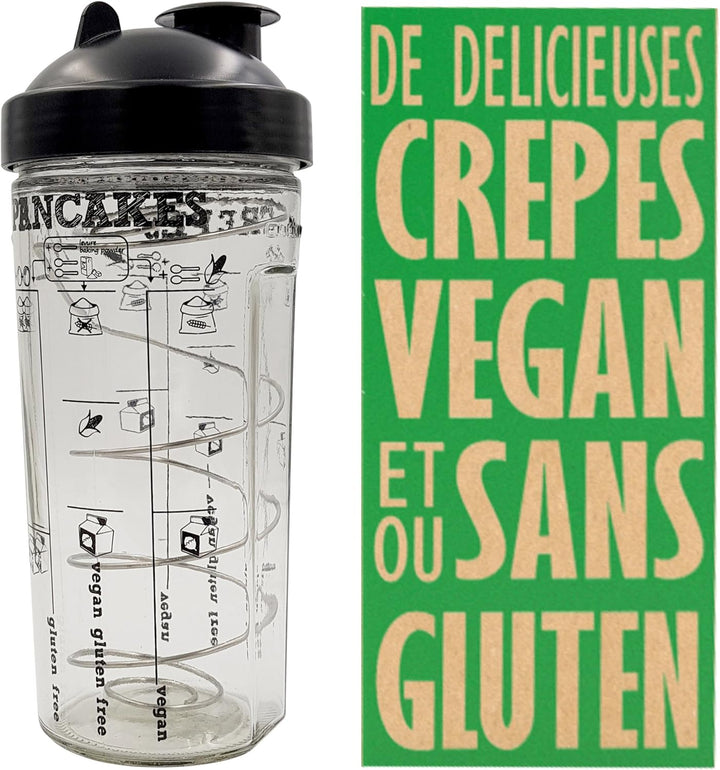 Cookut Shaker Miam – Erstellen Sie perfekte Crêpes oder Pancakes in weniger als 2 Minuten – Geschenk