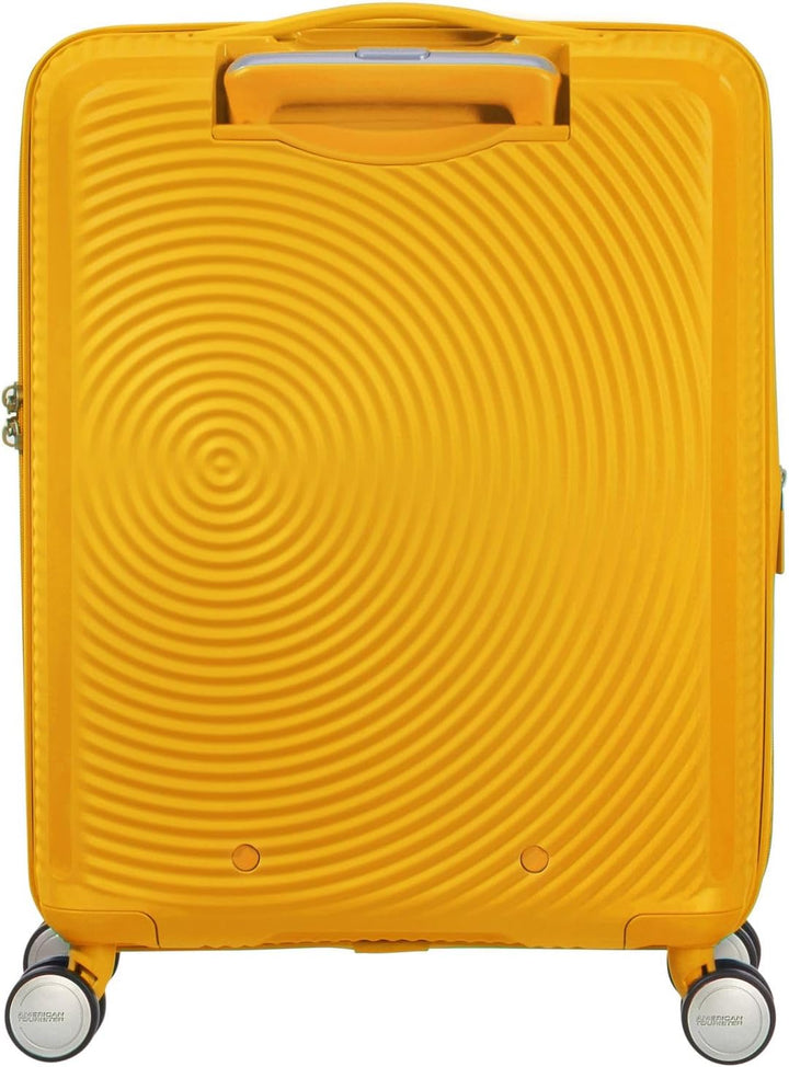 American Tourister Soundbox - Spinner S Erweiterbar Handgepäck, 55 cm, 41 L, Gelb (Golden Yellow) Ge