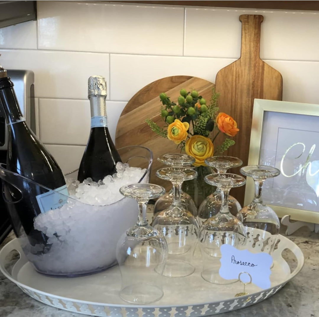 4 L Eiseimer Champagner Eimer, Getränke kühlen, Champagnerkühler Eis Eimer, Weinkühler Sektkühler, K