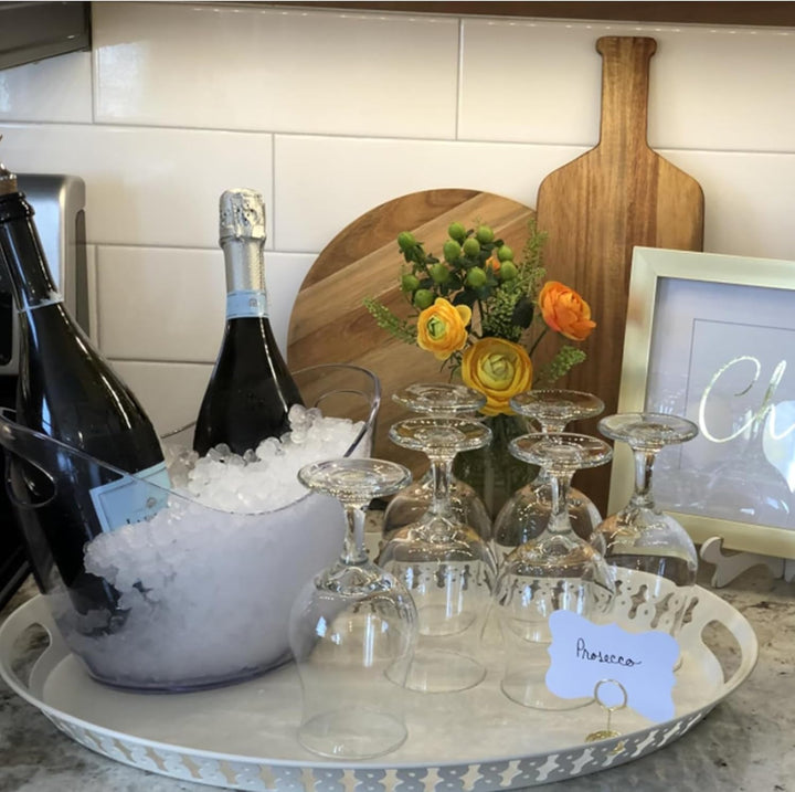 4 L Eiseimer Champagner Eimer, Getränke kühlen, Champagnerkühler Eis Eimer, Weinkühler Sektkühler, K