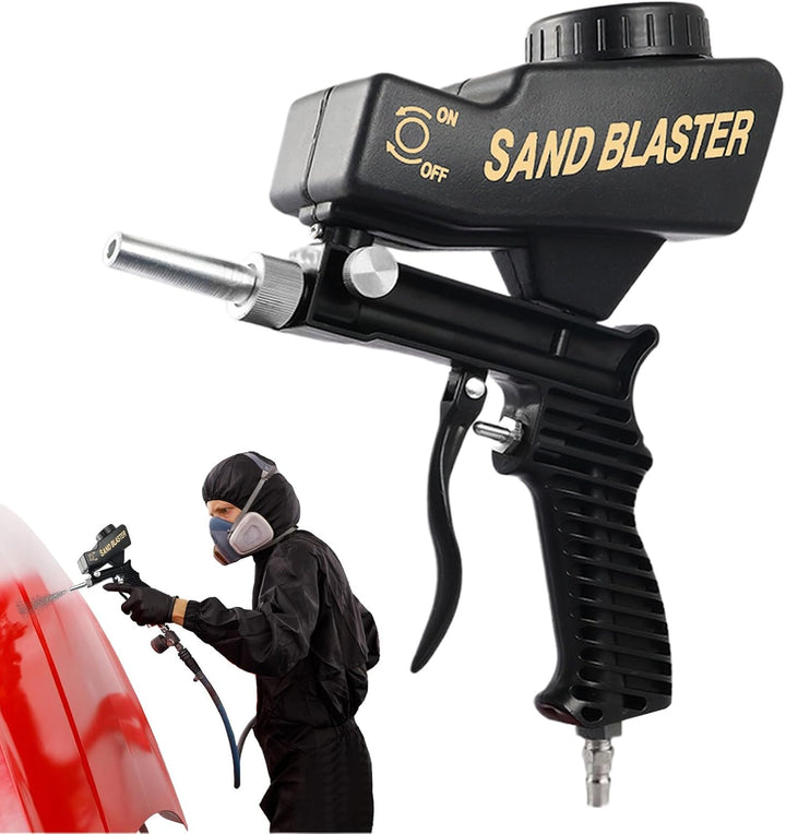 Portable Sandblasting Machine, Handheld Power Sander Tool, Rust Removal Equipment for Metal Paint Re
