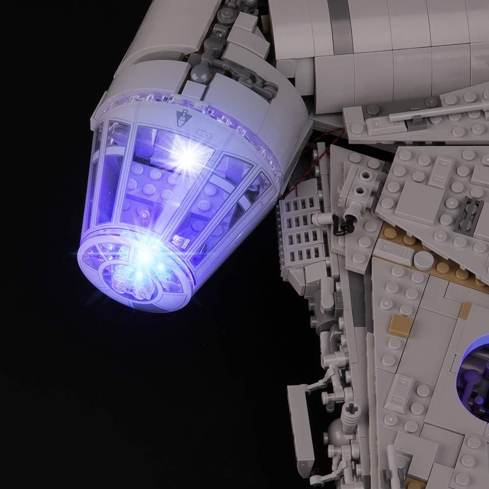 BRIKSMAX Led Beleuchtungsset für Lego Star Wars Millennium Falcon, Kompatibel Mit Lego 75192 Baustei