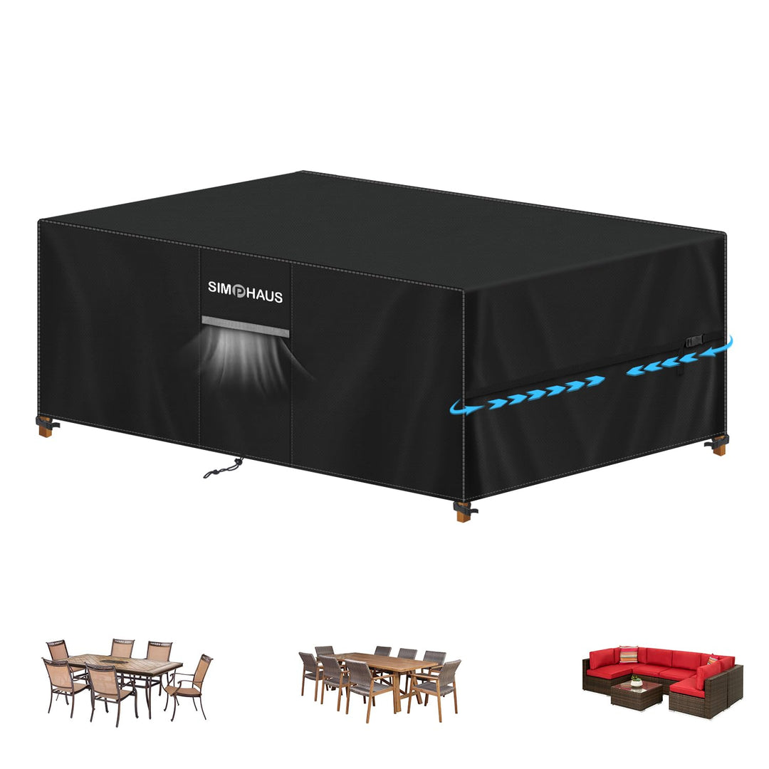 Abdeckung für Gartenmöbel Wasserdicht Abdeckung Loungemöbel | Abdeckplane Gartenmöbel Winterfest Gar