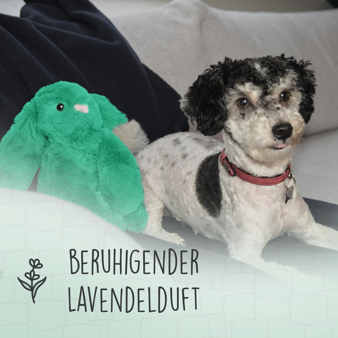 Cozy Dog Bunny Kuscheltier Hund - Kuscheltier mit Herzschlag - Plüschtier Hund - reduziert Trennungs