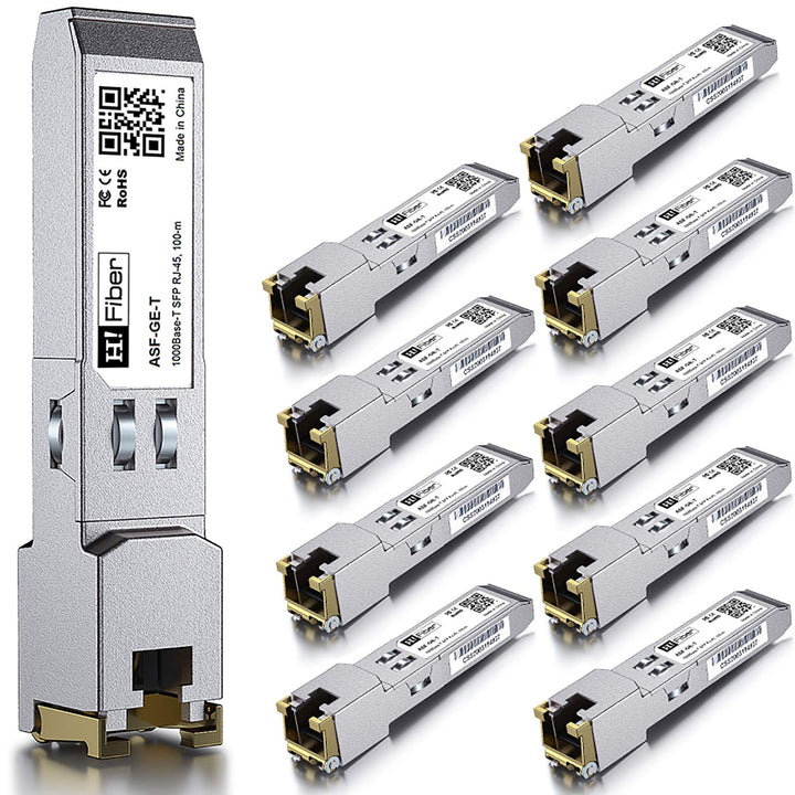 1.25G SFP to RJ45 Module, 1000Base-T Copper SFP Ethernet Transceiver for Cisco GLC-T/SFP-GE-T, Merak