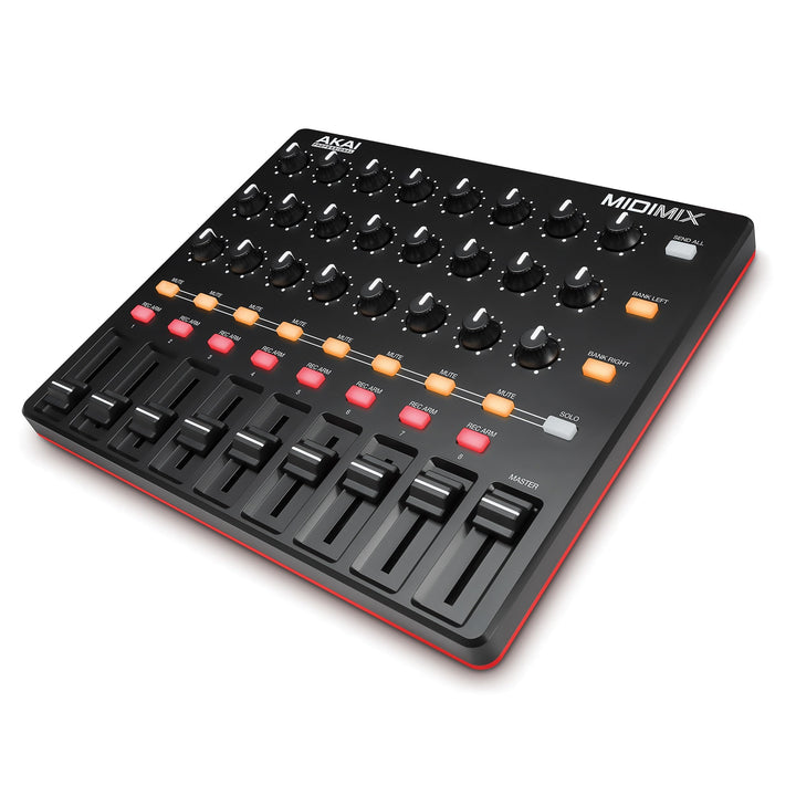 AKAI Professional Midimix - Voll zuweisbarer, portabler MIDI Mixer & DAW Controller Single, Single