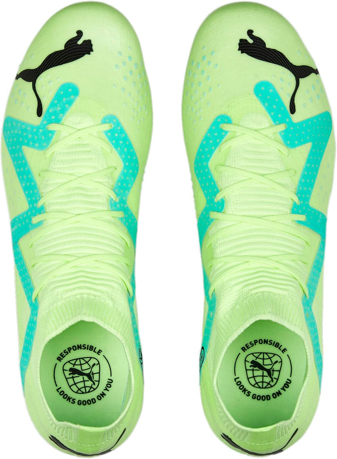 PUMA Future Match Firm Ground / Artificial Ground 39 EU Fast Yellow Puma Black Electric Peppermint,