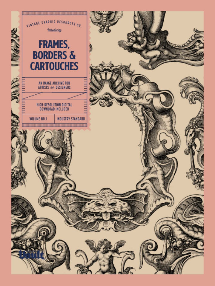 Frames, Borders & Cartouches: An Image Archive for Artists and Designers (Image Archive Series by Va