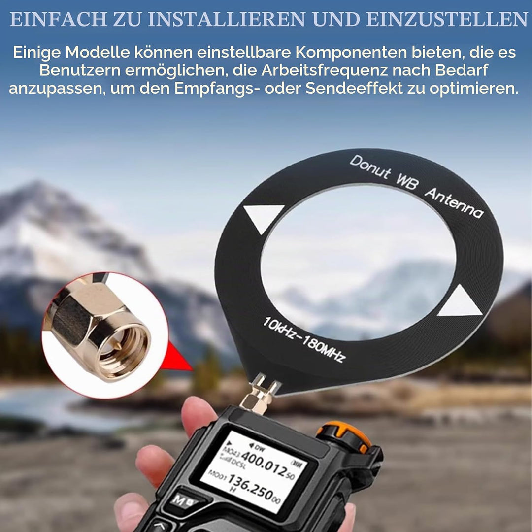 SI4732 Taschenradio 0.5-108MHz, Radio im Taschenformat mit 1,9" IPS Farbdisplay, Vollband-Empfänger