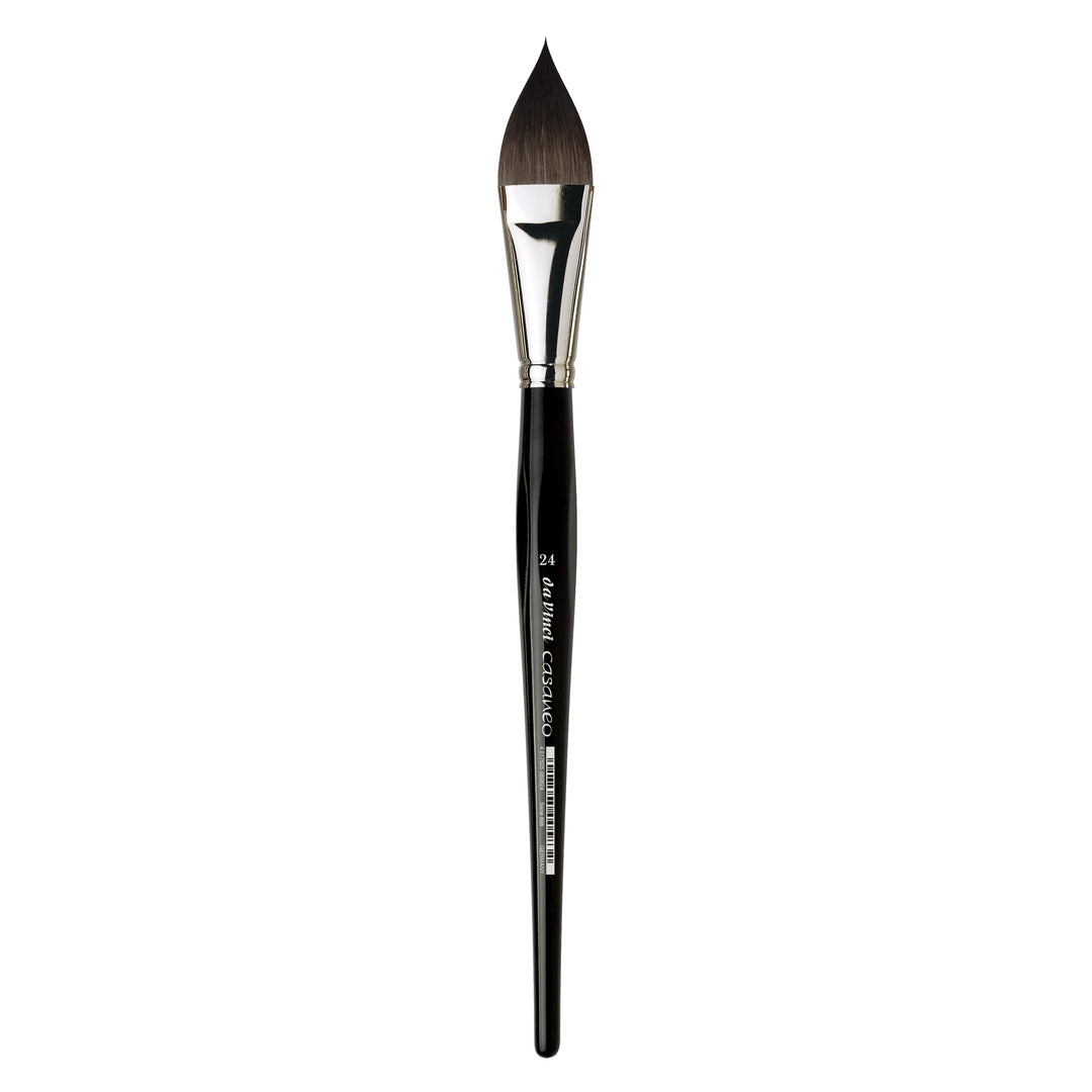 da Vinci Watercolor Serie 898 Casaneo Pinsel, oval, Spitze Waschung, New Wave Synthetik, Grösse 24 O