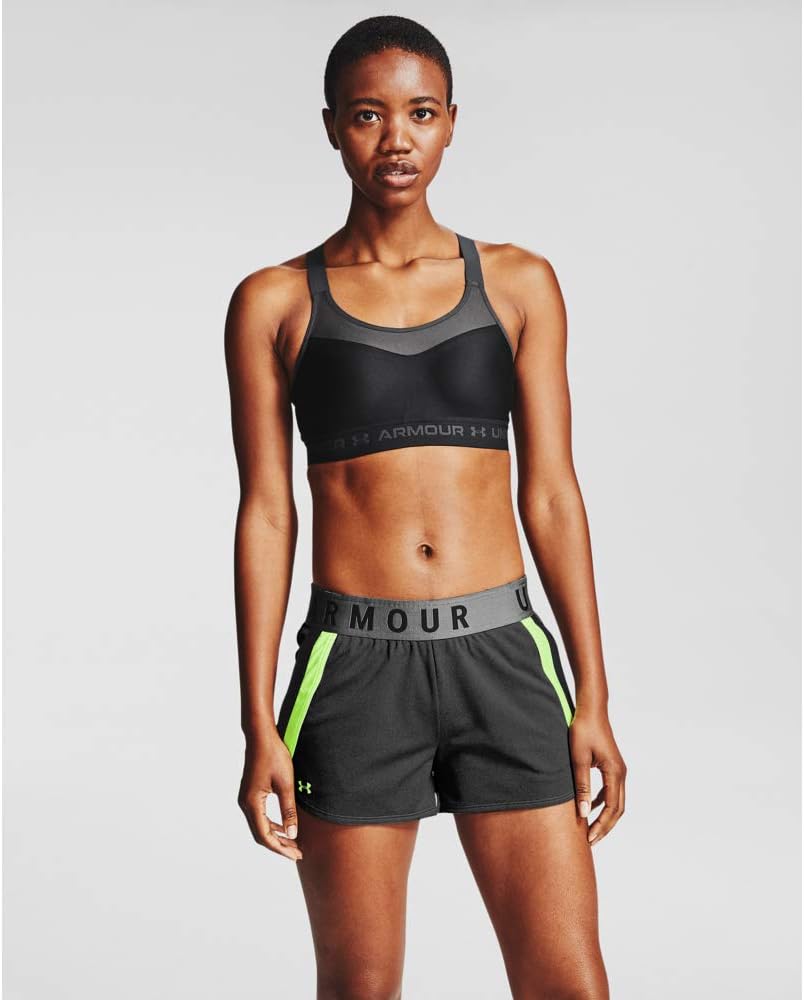 Under Armour Damen Armour High Crossback Bra Sports Bra, Schwarz