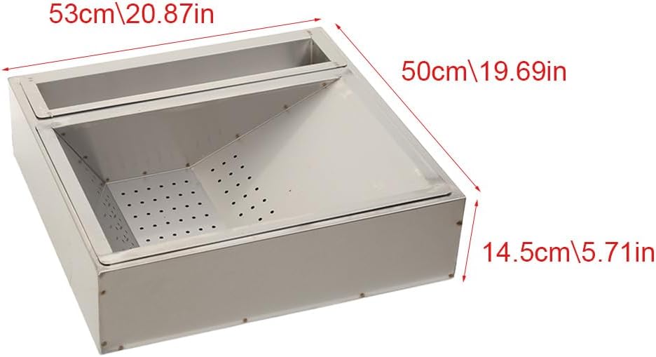 Pommes Abtropfschale aus Edelstahl, Gastro Frittierseiher Pommessieb Abtropfsieb Pomme Seiher, Pomme