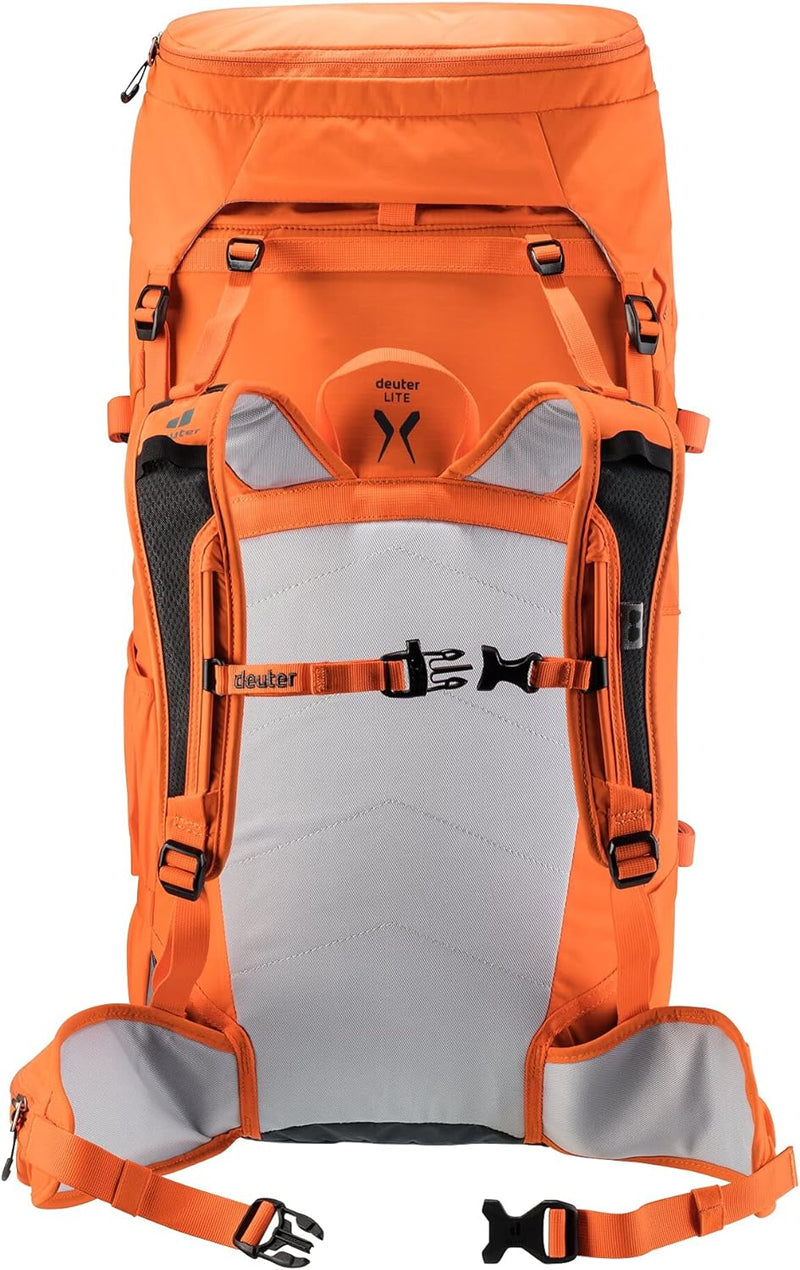 deuter Damen Gravity Expedition 45+ Sl Expeditionsrucksack 45 L Saffron-slateblue, 45 L Saffron-slat