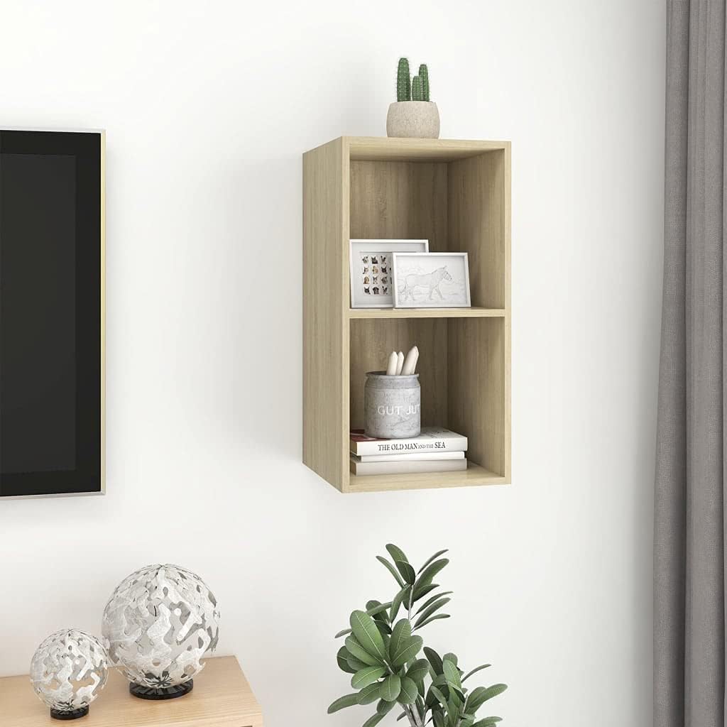 vidaXL TV Wandschrank Hängeschrank TV Möbel Schrank Fernsehtisch Fernsehschrank HiFi-Schrank mit 2 F