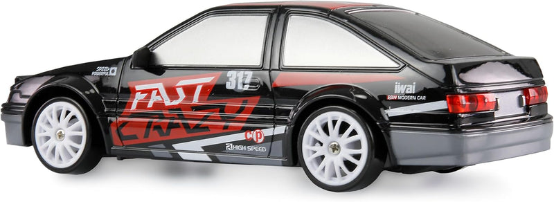 Amewi Drift Sport Car 4WD 1:24 RC ferngesteuert RTR schwarz, Schwarz