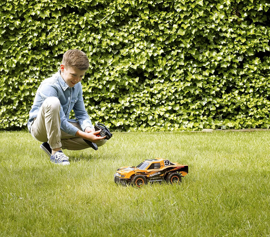 NincoRacers - Radikal ferngesteuertes Auto Sender 2,4 GHz Farbe 6 Jahre NH93161, Orange Leuchtend