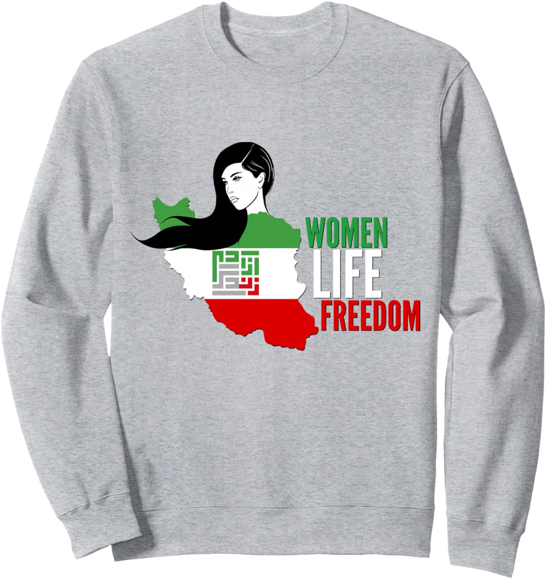 Women Life Freedom Zan Zandegi Azadi, iranische Frauenfeminist Sweatshirt