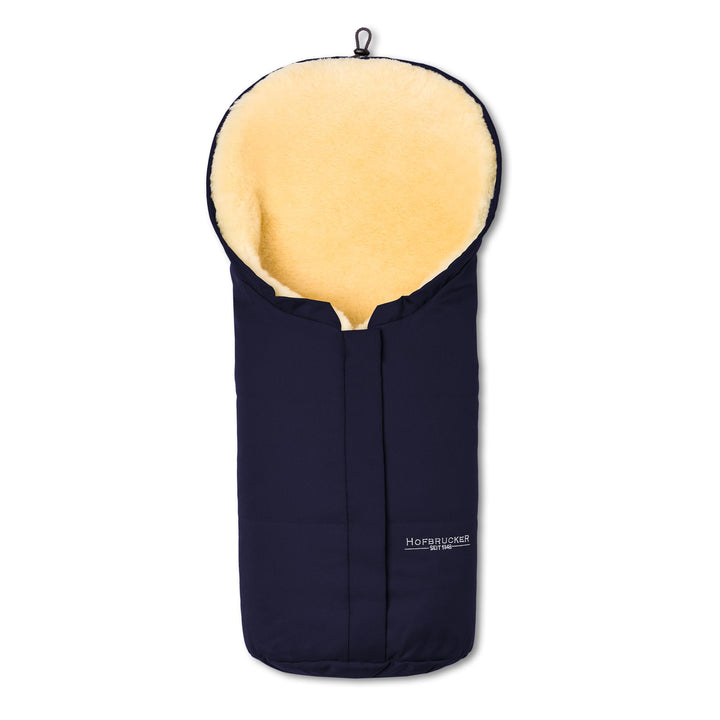 Hofbrucker Lammfell-Fusssack Eskimo für Babyschale, Kinderwagen, Buggy/Universeller Winterfusssack/F