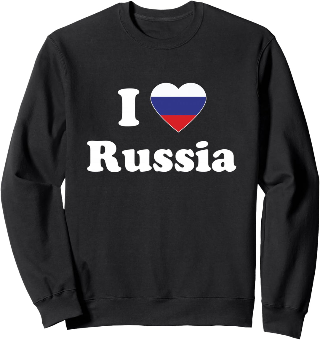 I Love Russia I Heart Russia Russian Sweatshirt