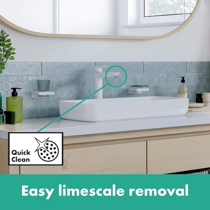 hansgrohe Wasserhahn Talis E (Armatur mit Auslauf Höhe 240 mm), Einhebel-Waschtischmischer ohne Abla