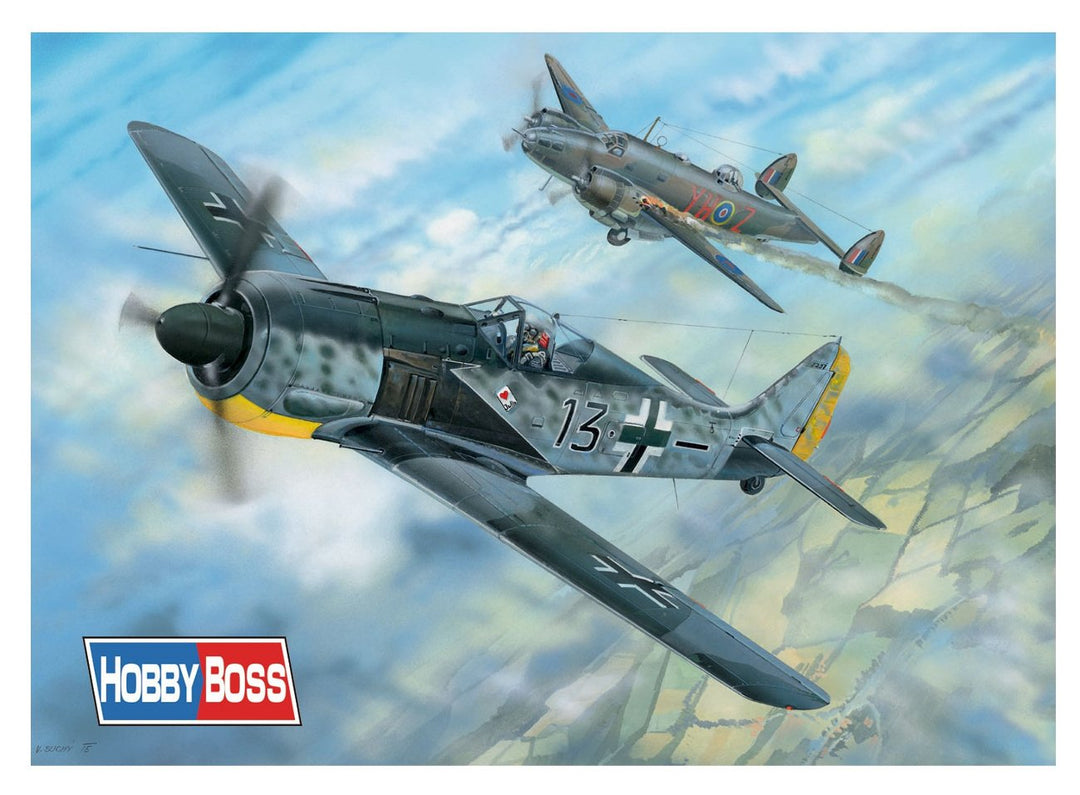 Hobby Boss 81802 Modellbausatz Focke Wulf FW 190A-5, verschieden