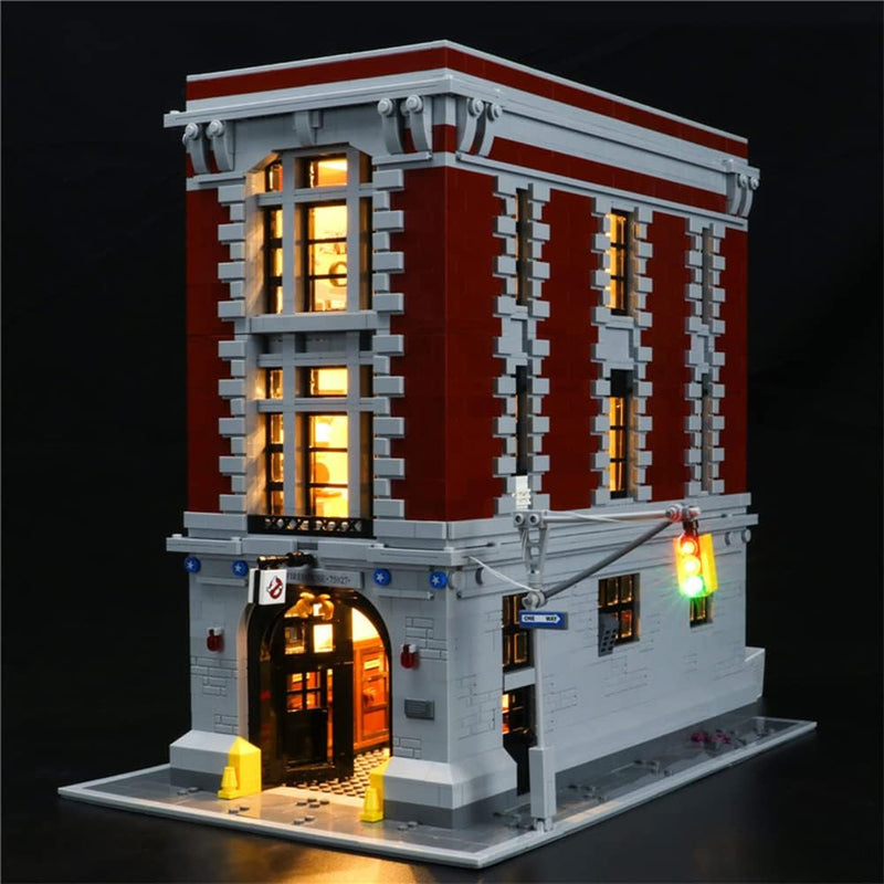 GEAMENT Licht-Set Kompatibel mit Lego Ghostbusters Feuerwehr-Hauptquartier (Firehouse Headquarters)