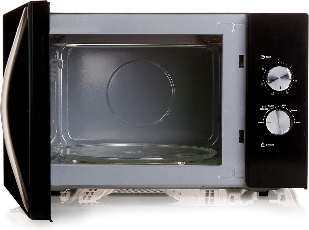 Domo DO2431 Mikrowelle mit Ofen schwarz-silber 30 l