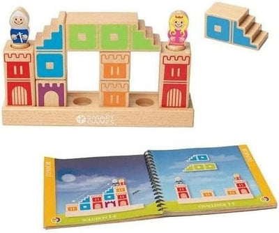 smart games - Camelot Jr, Preschool Puzzle Game with 48 Challenges, 4-9 Years, 24 x 6 x 24 cm (LxWxH