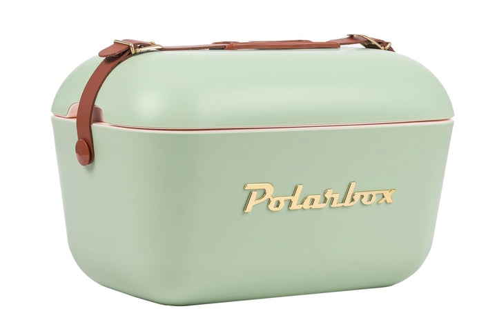 Polarbox 12 Liter Classic Kühlbox Oliv - Grün | Eisbox für Strand, Picknick & Party | Umwandelbarer