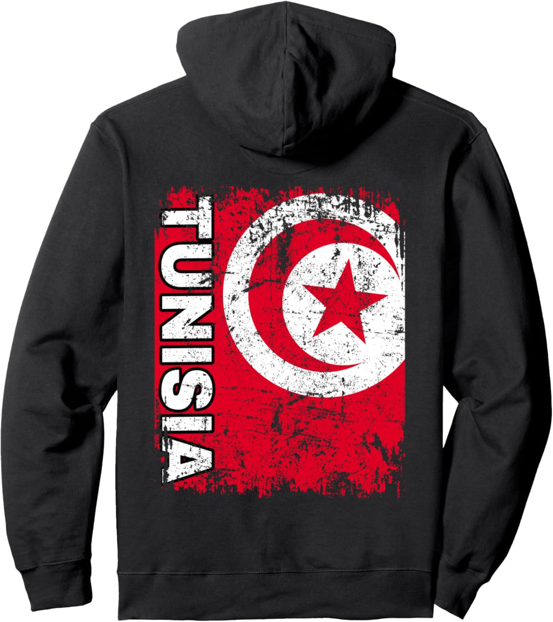 TUNESIEN FLAGGE | Damen Herren Kinder | TUNESIEN Pullover Hoodie